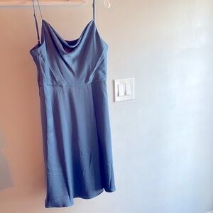 Balletcore Steel Blue Spaghetti strap Dress size 8